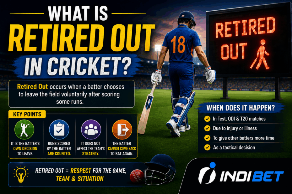 What Is Retired Out in Cricket What Is Retired Out in Cricket? Indibet Betting and Casino