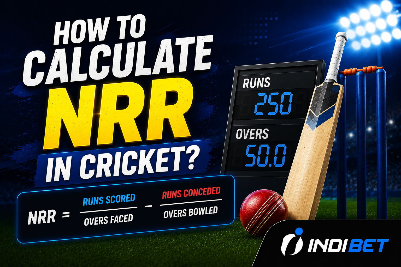 How to Calculate NRR in Cricket?