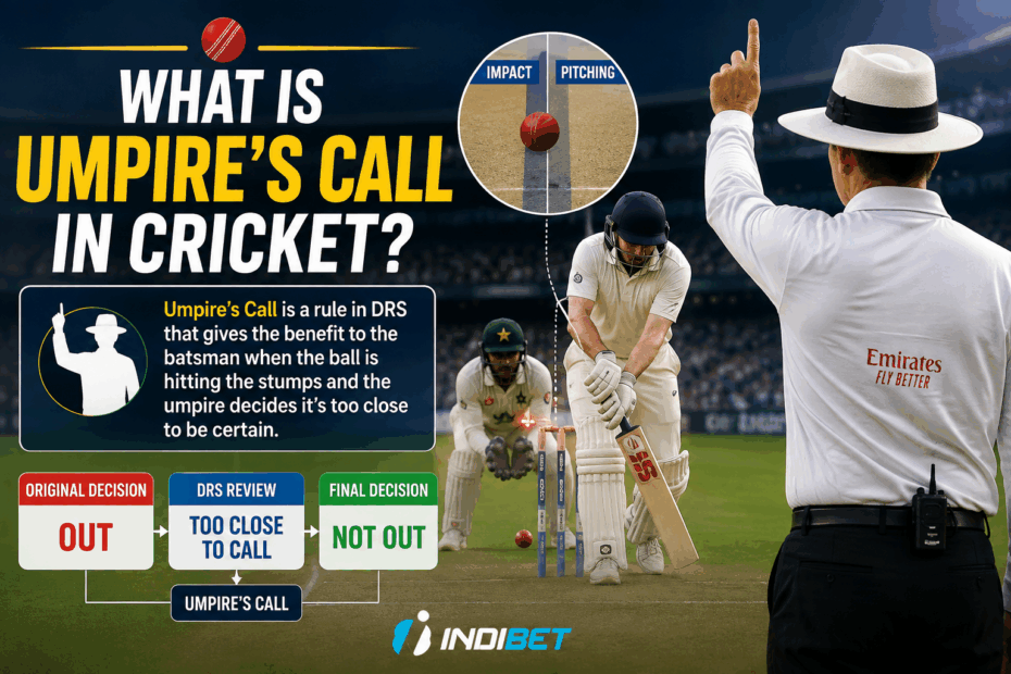 create image for "What Is Umpire's Call in Cricket?"